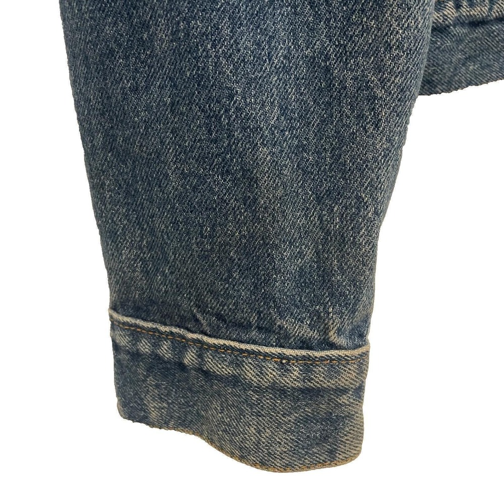 Vtg Levi's 71506 Type III Trucker Denim Jckt Men's 44L Brown Patch USA Big &Tall - Picture 5 of 10